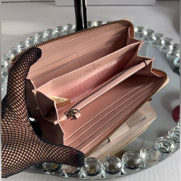 Kate Spade Blush Pink Zip round Wallet - Picture 5 of 11